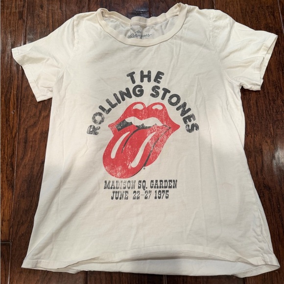 Original The Rolling Stones Adult Cream and Red Graphic Tee​ - Picture 2 of 4